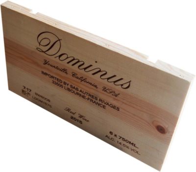 Panel lateral de caja de vino Dominus [Estados Unidos] - Imagen 2