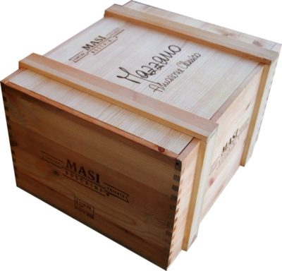 Caja de vino de madera Masi Amarone Mazzano [Italia] - Imagen 2
