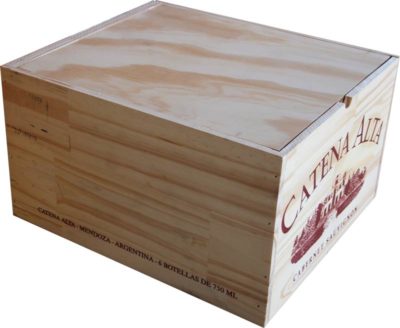 Caja de vino de madera Catena Alta - Cavernet Sauvignon [Argentina] - Imagen 2