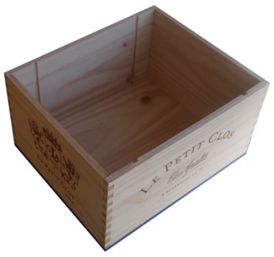 Caja de vino de madera Le Petit Clos [Chile] - Imagen 2