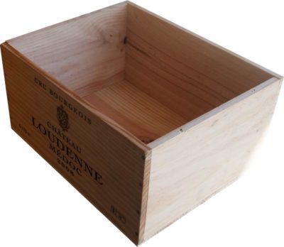 Caja de vino de madera Chateau Loudenne [Francia] - Imagen 2