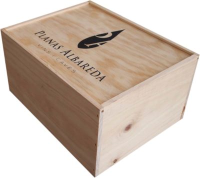 Caja de vino de madera Planas Albareda [España] - Imagen 2