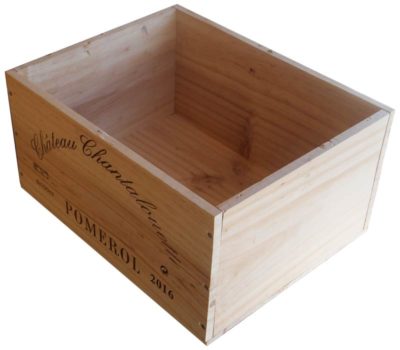 Caja de vino de madera Chateau Chantalouette [Francia] - Imagen 2
