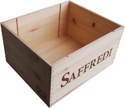 Caja de vino de madera Saffredi [Italia] - Imagen 2