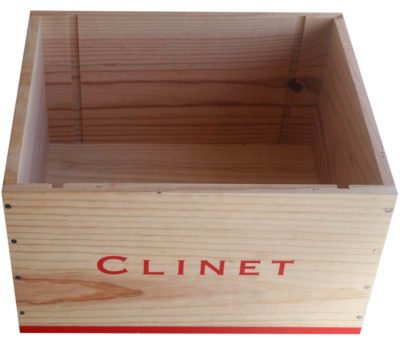 Caja de vino de madera Clinet [Francia] - Imagen 3