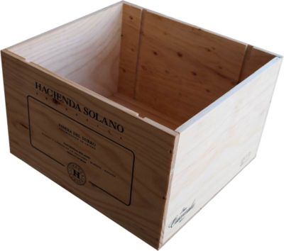 Caja de vino de madera Hacienda Solano [España] - Imagen 2