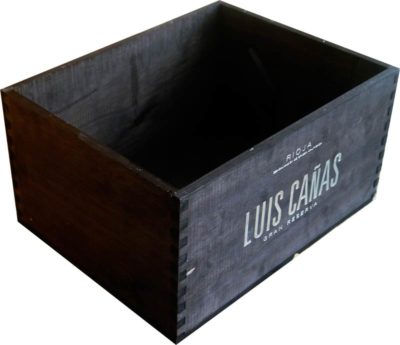 Caja de vino de madera Luis Cañas [España] - Imagen 2