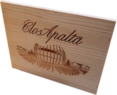 Tapa de caja de vino Clos Apalta [Chile] - Imagen 2