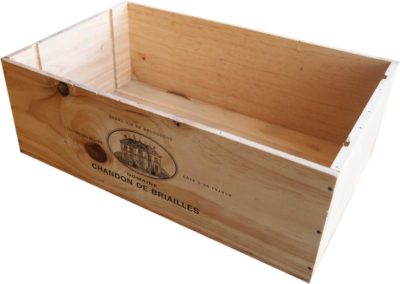 Caja de vino de madera Chandon de Briailles [Francia] - Imagen 2