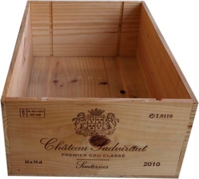 Caja de vino de madera Château Suduiraut [Francia] - Imagen 2