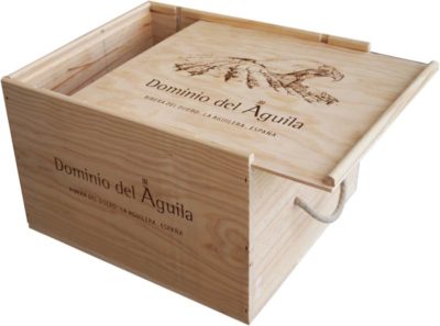 Caja de vino de madera Dominio del Águila [España] - Imagen 2