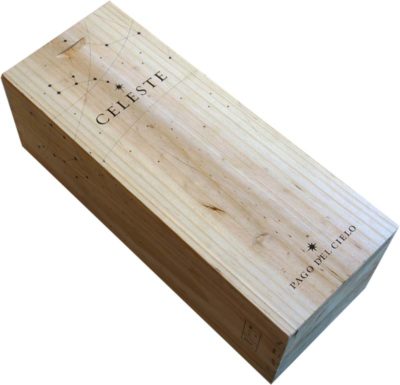 Caja de vino de madera Celeste [España] - Imagen 3
