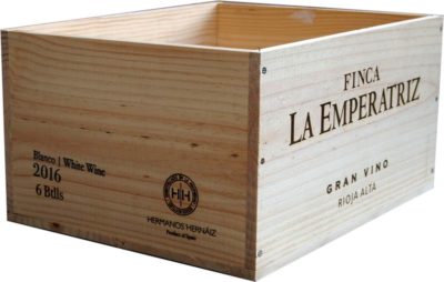 Caja de vino de madera La Emperatriz [España] - Imagen 2