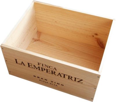 Caja de vino de madera La Emperatriz [España] - Imagen 3