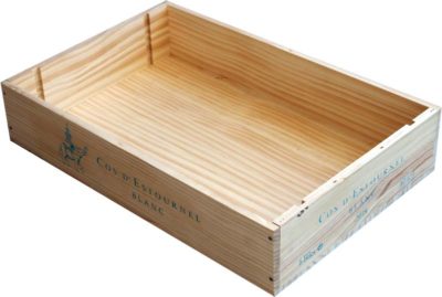 Caja de vino de madera Cos d´Estournel [Francia] - Imagen 2