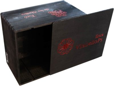 Caja de vino de madera Viladellops [España] - Imagen 3