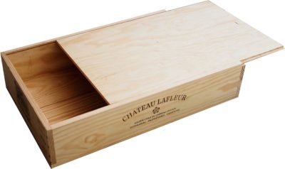 Caja de vino de madera Château Lafleur [Francia] - Imagen 2