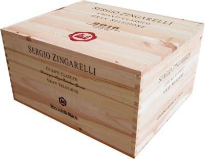 Caja de vino de madera Zingarelli [Italia] - Imagen 3