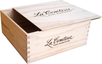 Caja de vino de madera La Comtesse [España] - Imagen 2