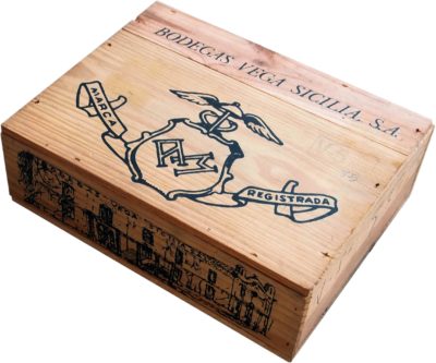 Caja de vino de madera Sicilia [España] - Imagen 2